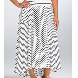 Torrid striped maxi skirt